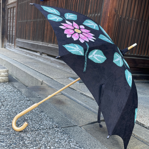 名古屋　有松絞りの日傘 絞り日傘有松絞りの老舗 井桁屋