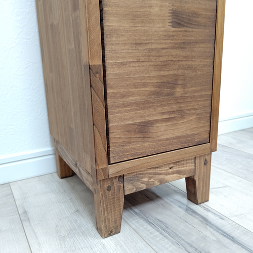 すきま収納に最適！2段チェスト(25cm幅) 棚・シェルフ・ラック OC