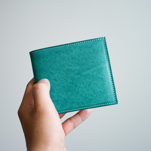 二つ折り財布 ハーフウォレット [ターコイズブルー] その他ミニ