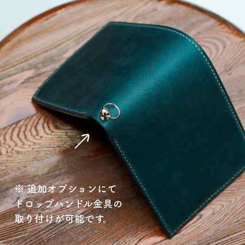 tany 【ハーフウォレット】ドロップハンドル付き ナチュラル コンチョ