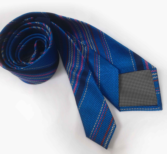 エレクトリックブルーのネクタイElectric blue necktie 4枚目の画像