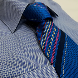 エレクトリックブルーのネクタイElectric blue necktie 2枚目の画像