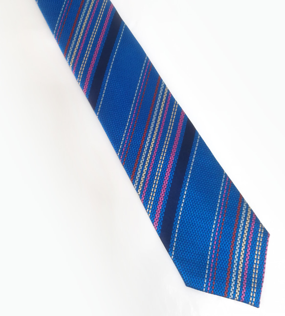 エレクトリックブルーのネクタイElectric blue necktie 1枚目の画像