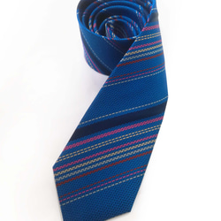 エレクトリックブルーのネクタイElectric blue necktie 3枚目の画像