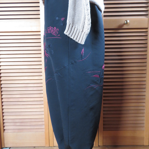 着物もんぺパンツ【絞】 正絹 しぼり ハンドメイド ぷっくりパンツ 着物もんぺパンツ【咲】リメイクハンドメイド ぷっくりパンツ
