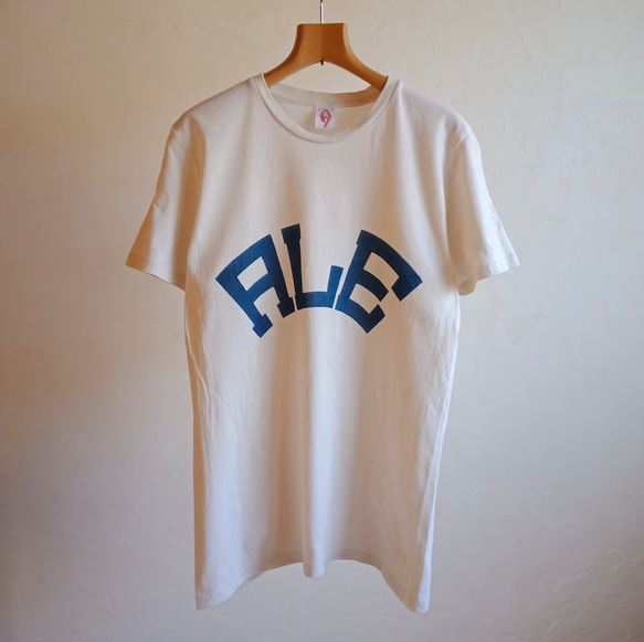 「ALE」　藍染め　Tシャツ 6枚目の画像