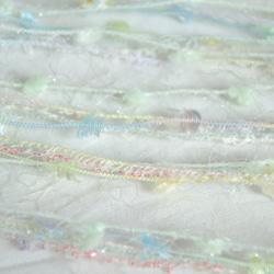 引き揃え糸　mint　pastel　nijiyarn 4枚目の画像