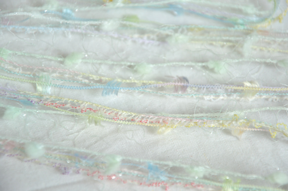 引き揃え糸　mint　pastel　nijiyarn 4枚目の画像