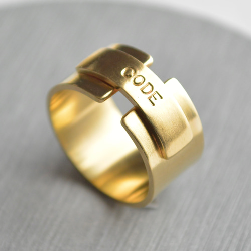 レトロリング（14k刻印） 刻印オプション〕K18 Classic Oval Ring 専用 - dzdz rings Online Store