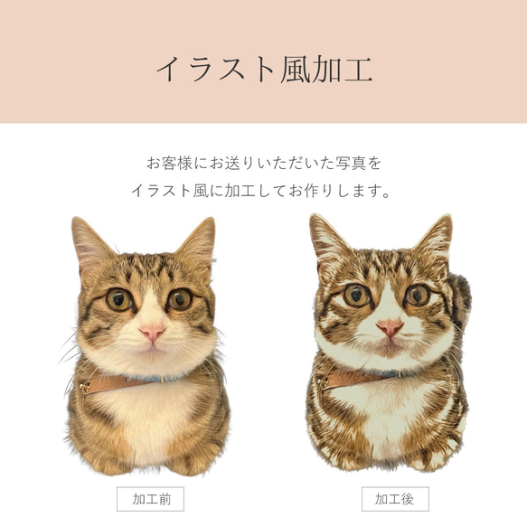 ペットのインテリアポスター ペット 犬 猫 イラスト インテリア 似顔絵 いぬ ねこ イヌ ネコ 5枚目の画像