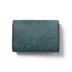 寬大卡片包 [藍色] 雜貨禮品皮革 第2張的照片