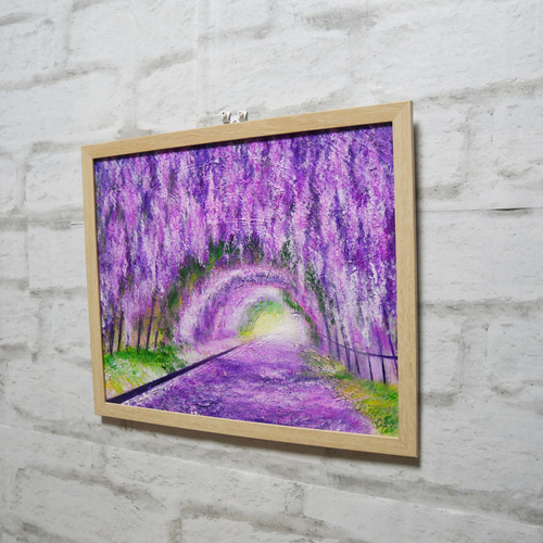 油絵 絵画 【フジ】 油絵 絵画フジのトンネル 絵画 HR 通販 15758065｜Creema