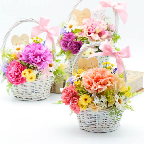 送料無料】 フラワーアレンジメント 枯れないお花 造花 母の日 お花