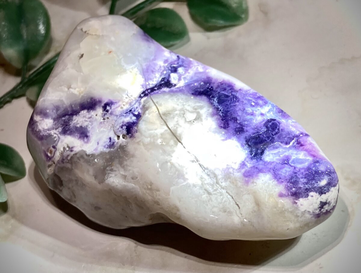 【集中力を高める】ティファニーストーン　原石　タンブル