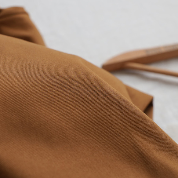⁑初夏ＳＡＬＥ　１１７ｃｍ　コットン チノ生地　フリル裾　ジャンパースカート　ワンピース　ゆったり　A21 9枚目の画像