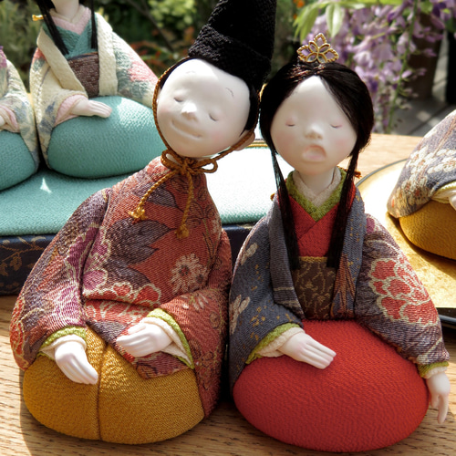 木目込み細工の手作りのお雛様です 直せれ 木目込み細工の手作りのお雛様です 直せれ