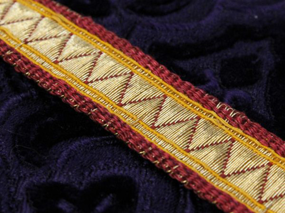 フランス製 アンティーク 金糸刺繍リボン（No.953） 7枚目の画像