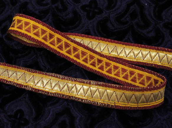フランス製 アンティーク 金糸刺繍リボン（No.953） 2枚目の画像