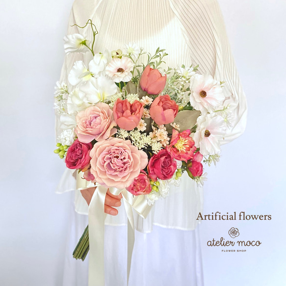 botanical bouquet 〜アンティークローズのクラッチブーケ〜