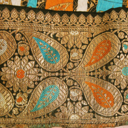 アンティーク インド製金糸入り刺繍リボン（No.966-2） 2枚目の画像