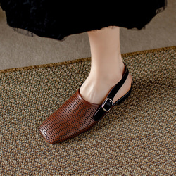 女士真皮鞋通勤旅行鞋涼鞋 21.5cm-25cm #681⭐包郵⭐ 第8張的照片