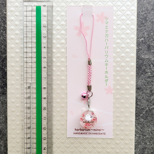 再販！】大人気！シマエナガちゃんのキーホルダー 春ver. 桜 ハー