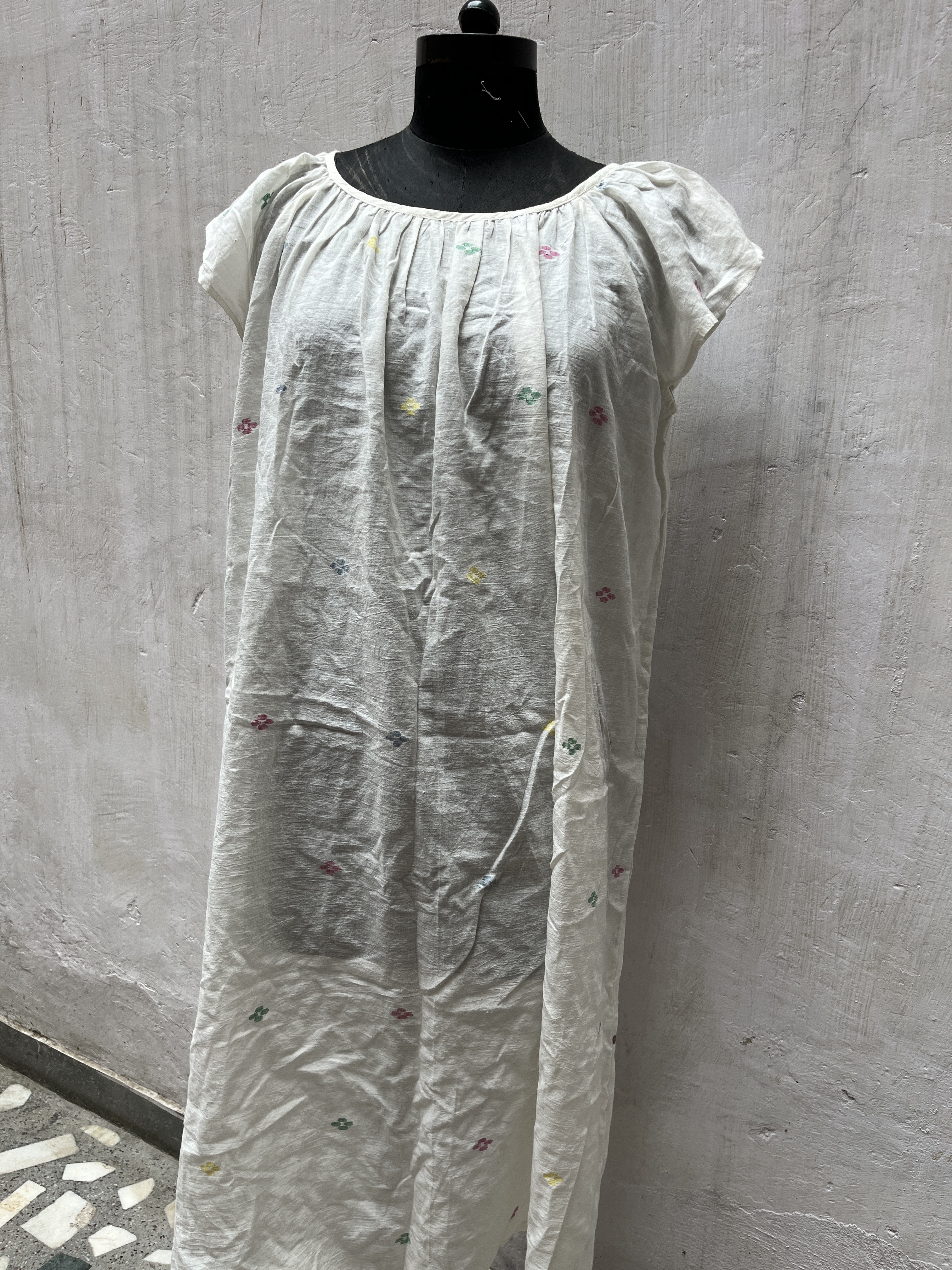 Jamdani dress ジャムダニサマードレス