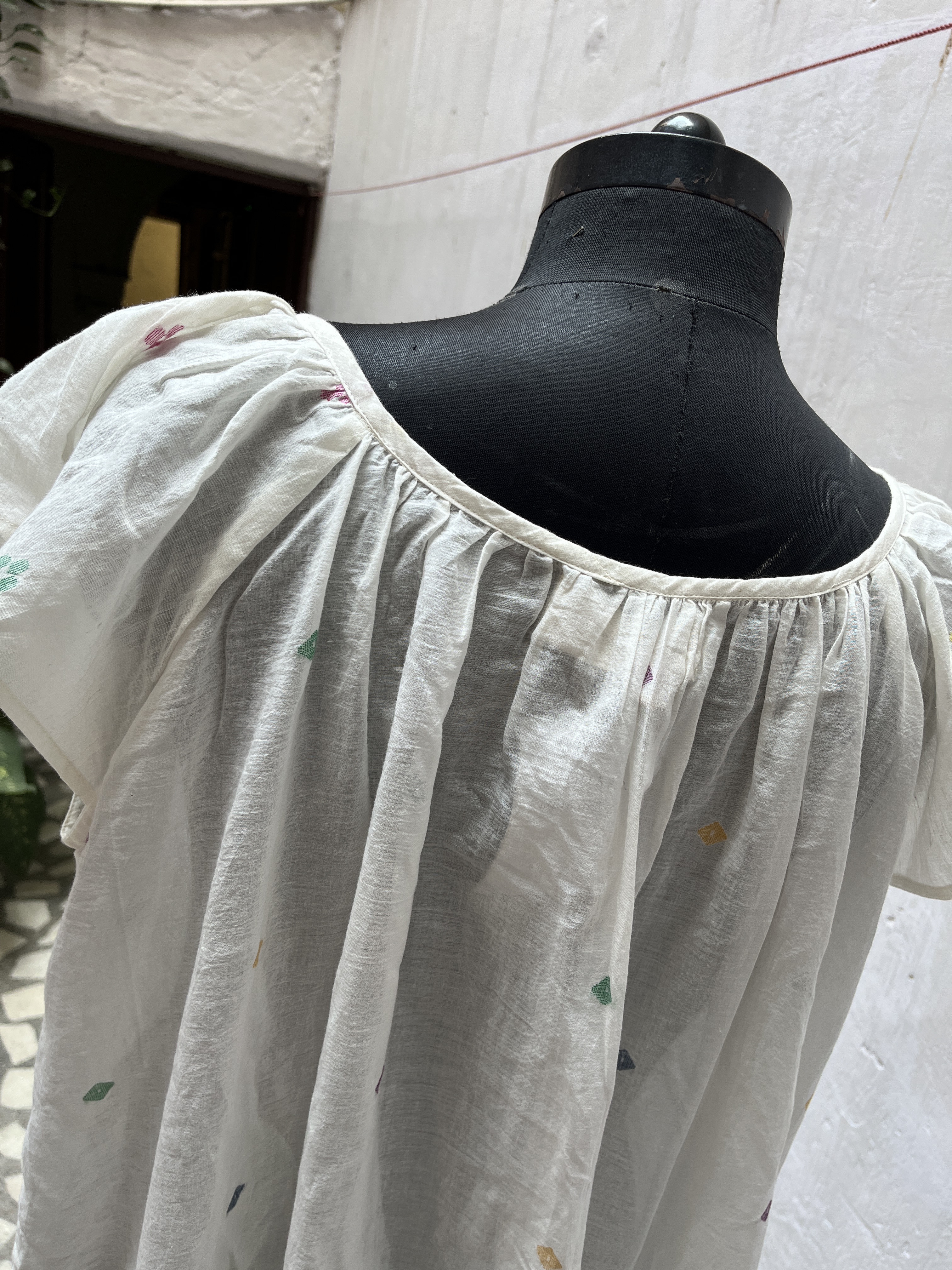 Jamdani dress ジャムダニサマードレス