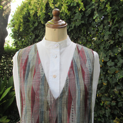 ウール着物から作った　ジャンパースカート。 6枚目の画像