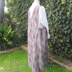 ウール着物から作った　ジャンパースカート。 4枚目の画像