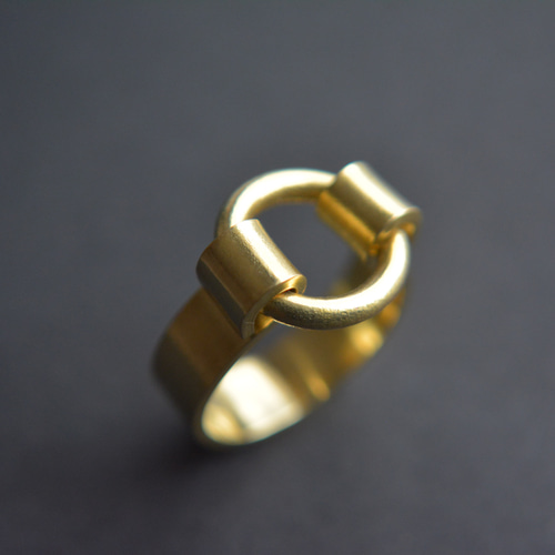 サークルリング｜真鍮 ゴールド ブラス メンズ レディース