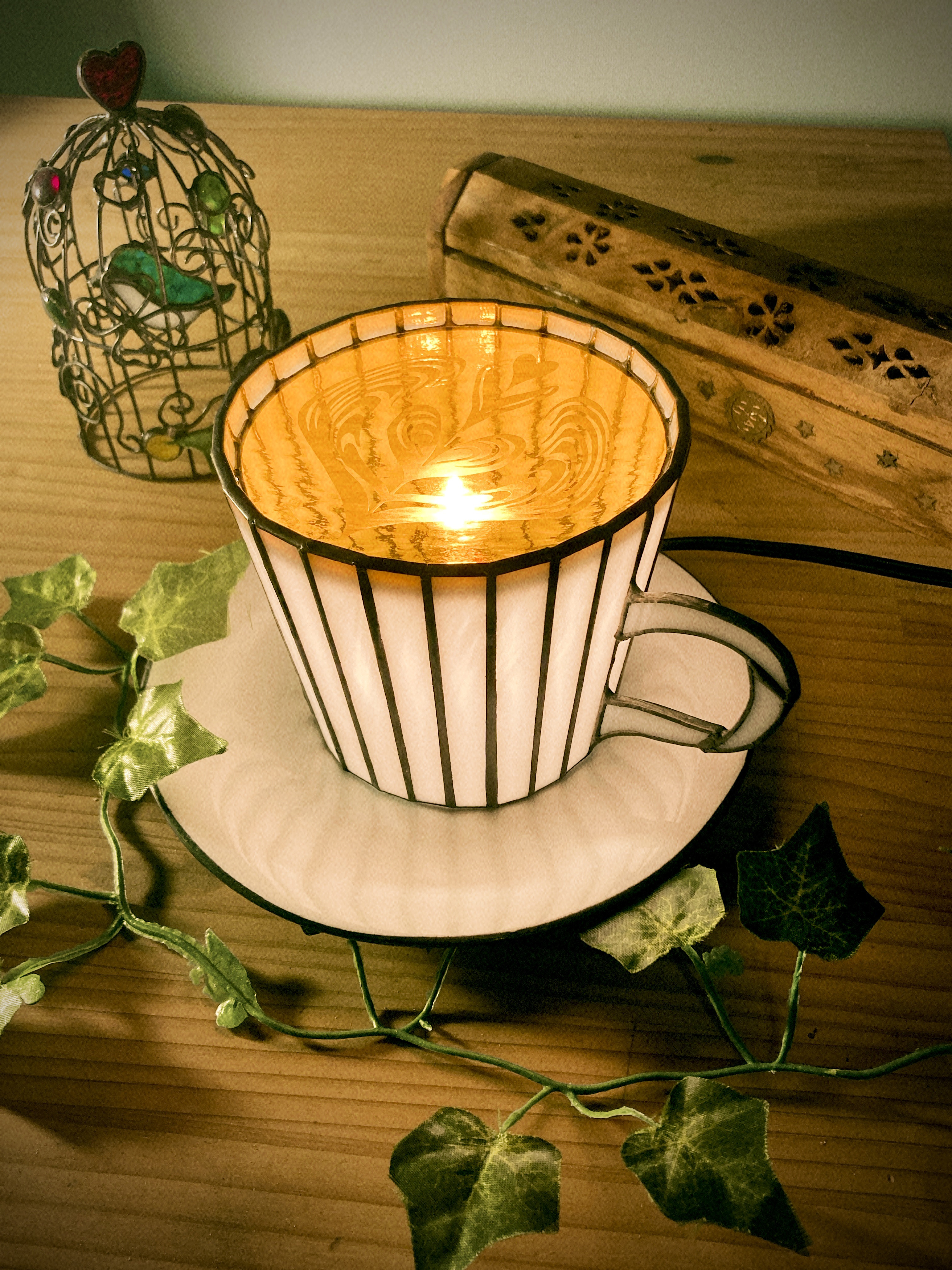 【ステンドグラス】コーヒーカップ×5個 ステンドグラス】コーヒーカップ×5個 ステンドグラス】コーヒーカップ