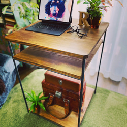 サイズオーダー可】【引取可能】キッチンワゴン PC台 幅60cm UN/UN