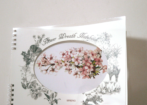 Flower Wreath Notebook 【 SPRING 】 3枚目の画像