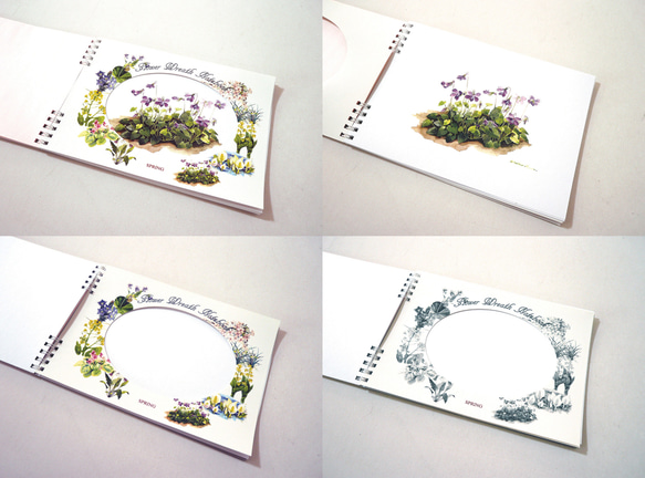 Flower Wreath Notebook 【 SPRING 】 5枚目の画像