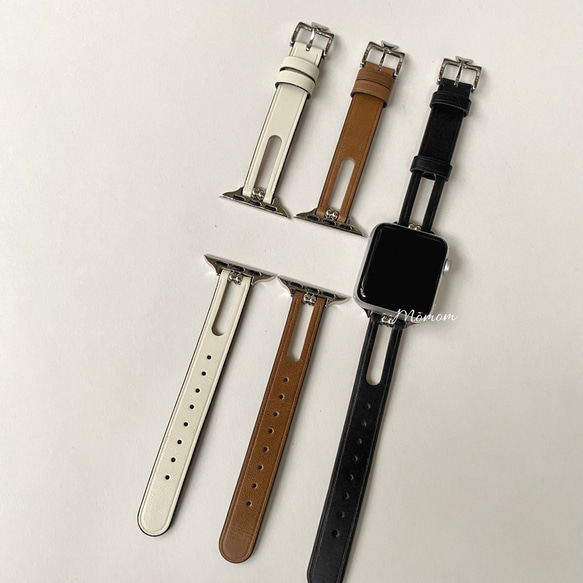 Apple Watch オープンデザインレザーベルト 全サイズ対応 11枚目の画像