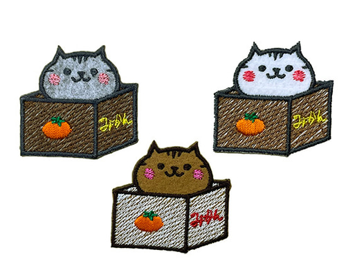 新品未開封 おまねこ 刺繍パッチ ワッペン Yahoo!オークション - 【新品未使用】おまねこ ワッペン 刺繍