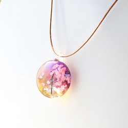 レジンアクセサリー ワイヤーレジン】金木犀のアンティーク調LEDミニランプ