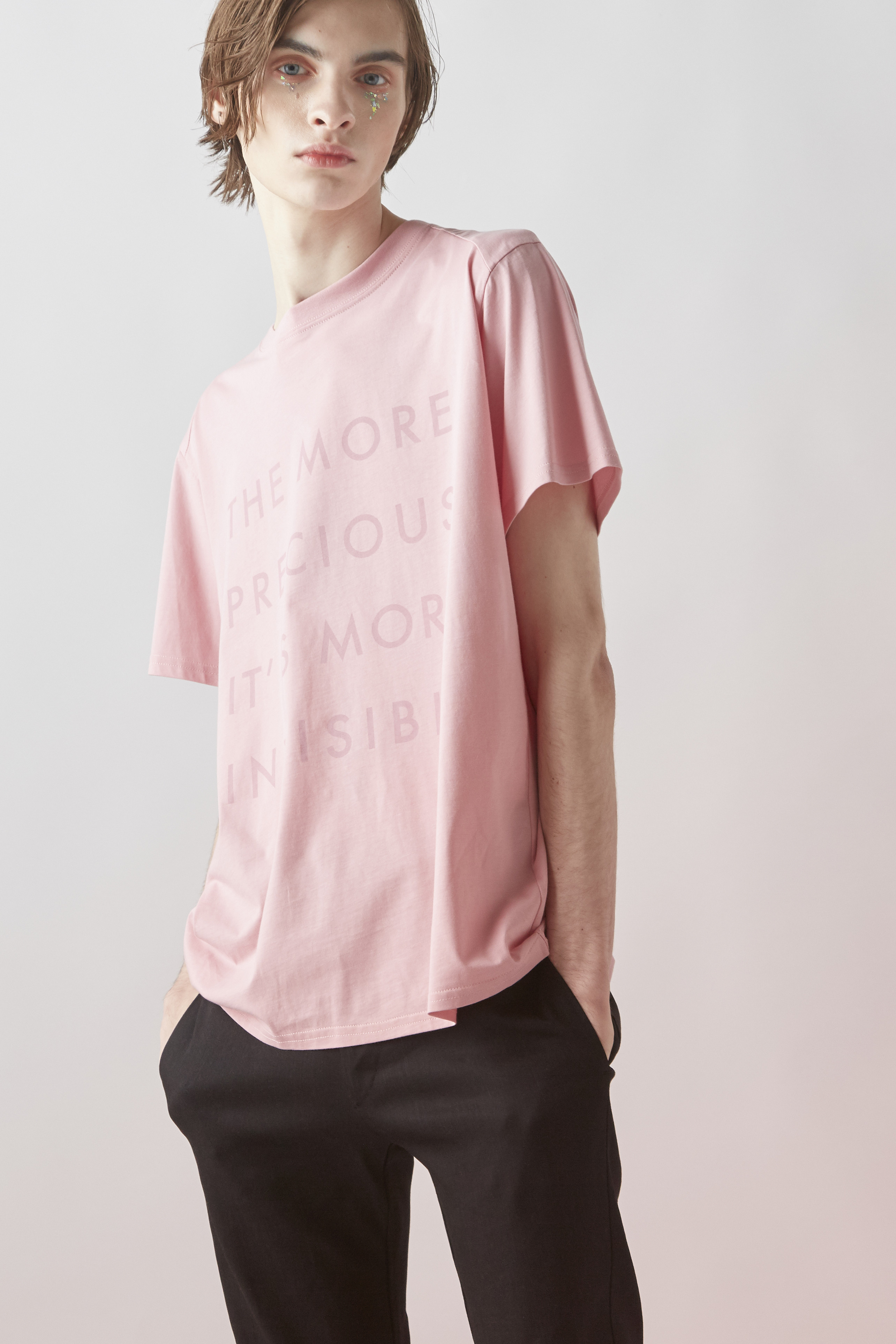 INVISIBLE TYPO T-SHIRTS 〜PINK〜