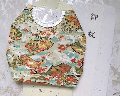 お祝儀袋 お祝い 出産祝い お宮参り 御祝い 着物 友禅和紙 赤ちゃん