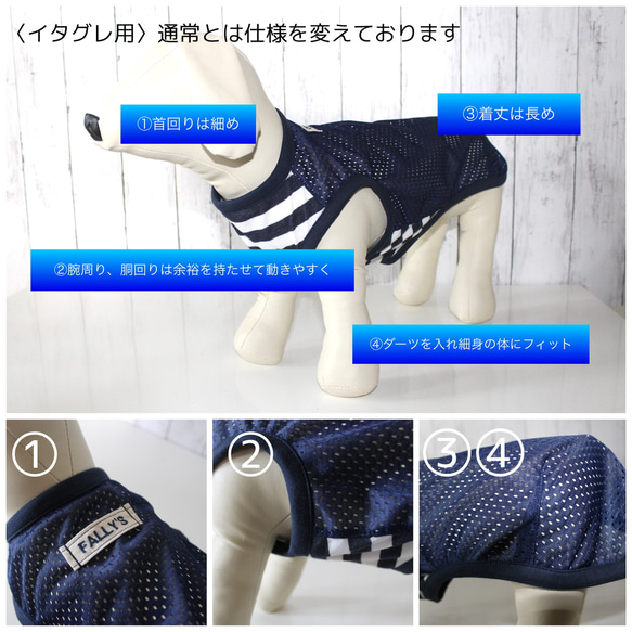 犬服 ペット服 春 ジャージ タンクトップ 花柄 紺 スカート イタグレ コーギー フレブル ダックス 小型 中型犬 9枚目の画像