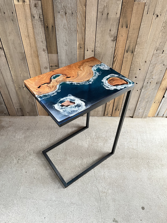 レジンサイドテーブル レジンサイドテーブル02L サイドテーブル ichibuya 通販 15762267