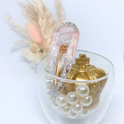 Dream Flower Bouquet 〜夢の花束〜 Pink Marble ヘアクリップ(#10221124) 4枚目の画像