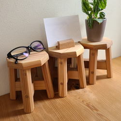 空間をうめるミニ花台(八角) 飾り台 花台 フラワースツール 店舗