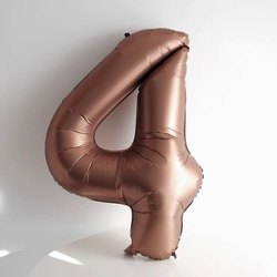 新作ナンバーバルーン　数字バルーン　誕生日　ゴム風船　　チョコレート おしゃれ 8枚目の画像