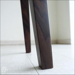 チーク無垢材 スツールPbro 椅子 イス サイドテーブル カフェチェア 花台 手作り家具 無垢材スツール 銘木家具 5枚目の画像
