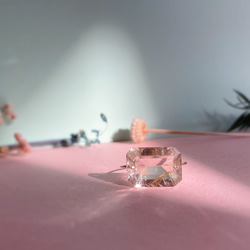 Prana candy gem ✴︎ゴールデンルチルクォーツ✴︎k14gf✴︎宝石ルースのリング✴︎1点もの 4枚目の画像