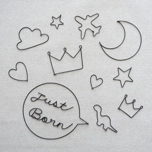 m.m　ワイヤーアート　JUST BORN days weeks 恐竜 m.m ワイヤーアート JUST BORN days weeks 恐竜 wireart