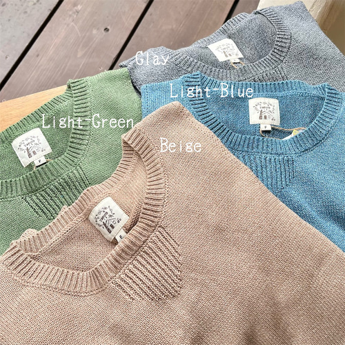 新色登場！お尻まで隠れる丈♪サイドタックのコットンニット