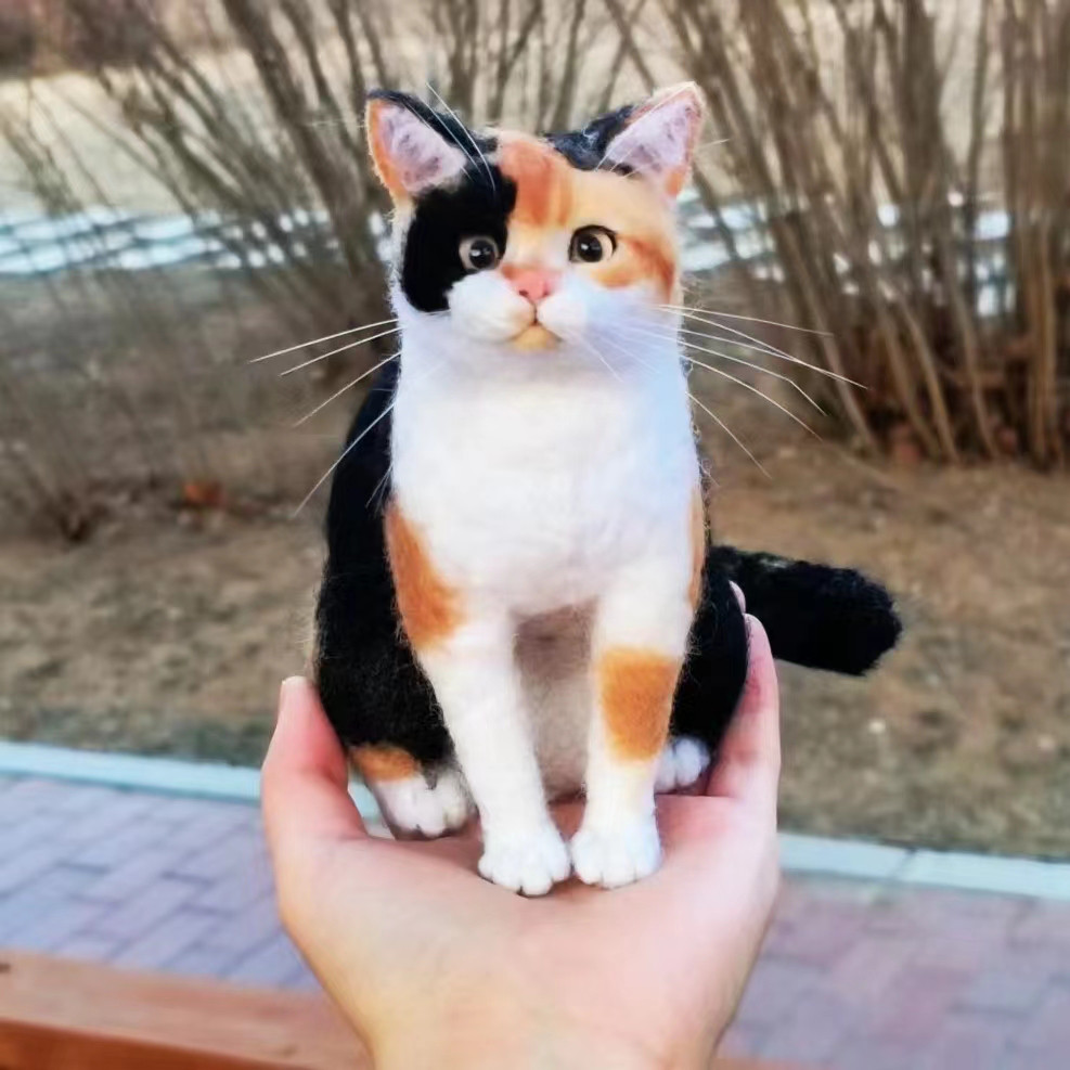 【オーダーメイド ペット】猫 ぬいぐるみ オーダー  ペット うちの子、ペット似顔絵、犬 猫 人形